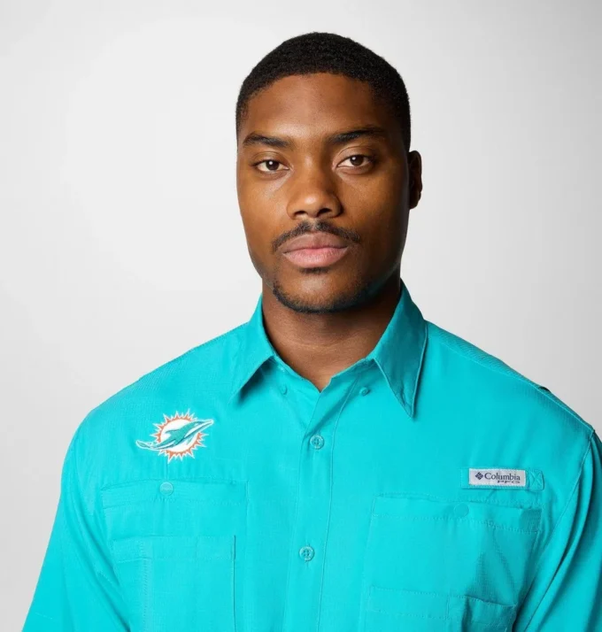 Men PFG Tamiami™ Short Sleeve Shirt – Miami Dolphins Men PFG Tamiami™ Short Sleeve Shirt – Miami Dolphins