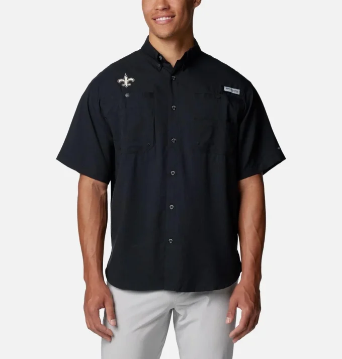 Men PFG Tamiami™ Short Sleeve Shirt – New Orleans Saints Men PFG Tamiami™ Short Sleeve Shirt – New Orleans Saints