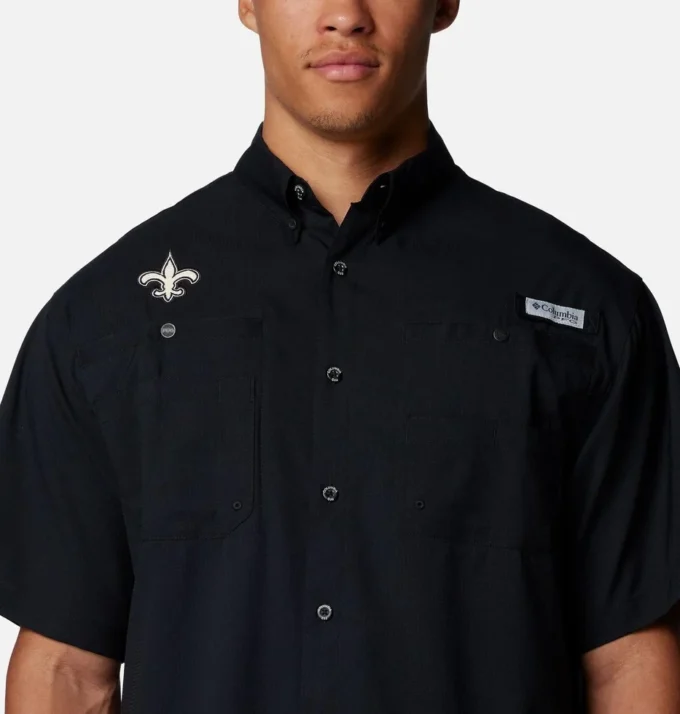 Men PFG Tamiami™ Short Sleeve Shirt – New Orleans Saints Men PFG Tamiami™ Short Sleeve Shirt – New Orleans Saints