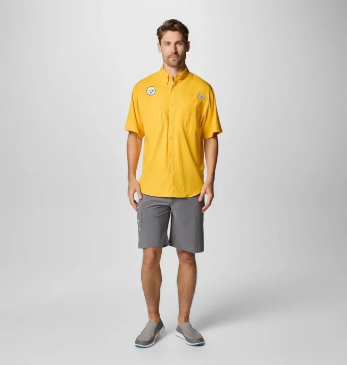 Men PFG Tamiami™ Short Sleeve Shirt – Pittsburgh Steelers Men PFG Tamiami™ Short Sleeve Shirt – Pittsburgh Steelers