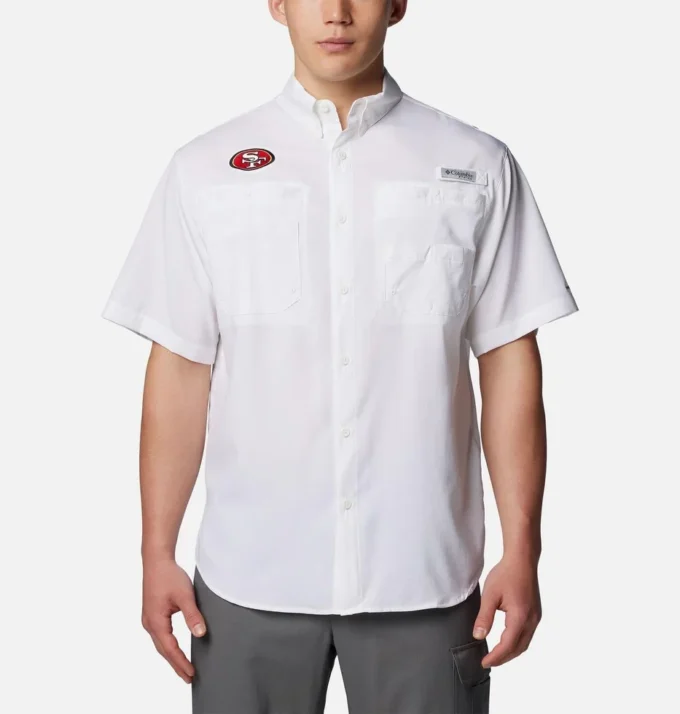 Men PFG Tamiami™ Short Sleeve Shirt – San Francisco 49ers Men PFG Tamiami™ Short Sleeve Shirt – San Francisco 49ers