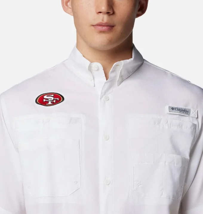 Men PFG Tamiami™ Short Sleeve Shirt – San Francisco 49ers Men PFG Tamiami™ Short Sleeve Shirt – San Francisco 49ers