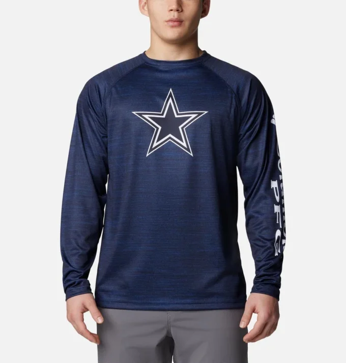 Men PFG Terminal Tackle™ Heather Long Sleeve Shirt – Dallas Men PFG Terminal Tackle™ Heather Long Sleeve Shirt – Dallas