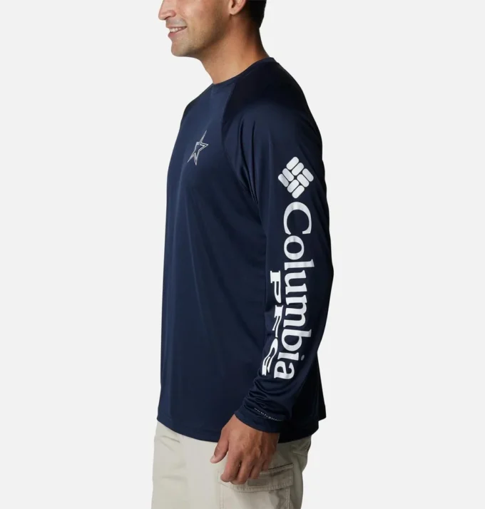 Men PFG Terminal Tackle™ Long Sleeve Shirt – Dallas Cowboys