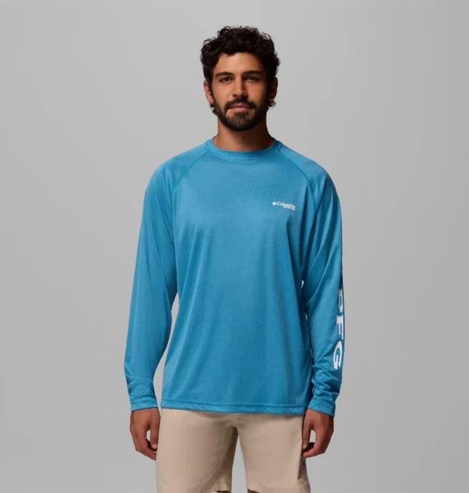 Men PFG Terminal Tackle™ Long Sleeve Shirt – Tall