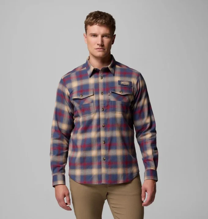 Men PHG Roughtail™ Stretch Flannel Long Sleeve Shirt