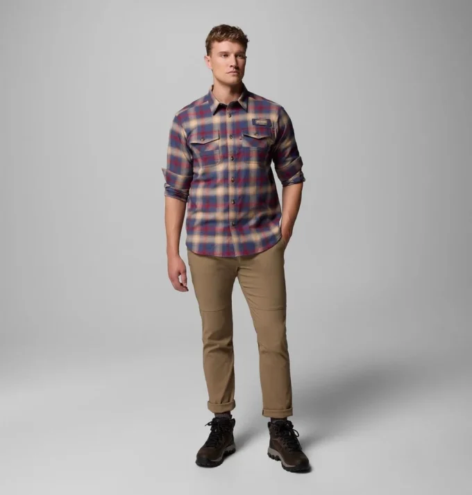 Men PHG Roughtail™ Stretch Flannel Long Sleeve Shirt
