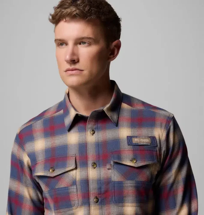 Men PHG Roughtail™ Stretch Flannel Long Sleeve Shirt
