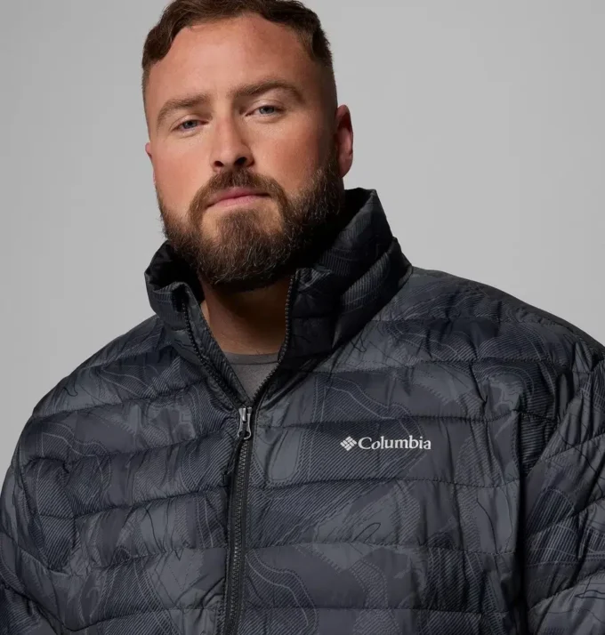 Men Powder Lite™ II Printed Jacket – Big