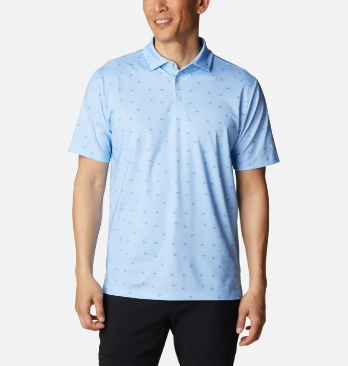Men Punch Out Golf Polo