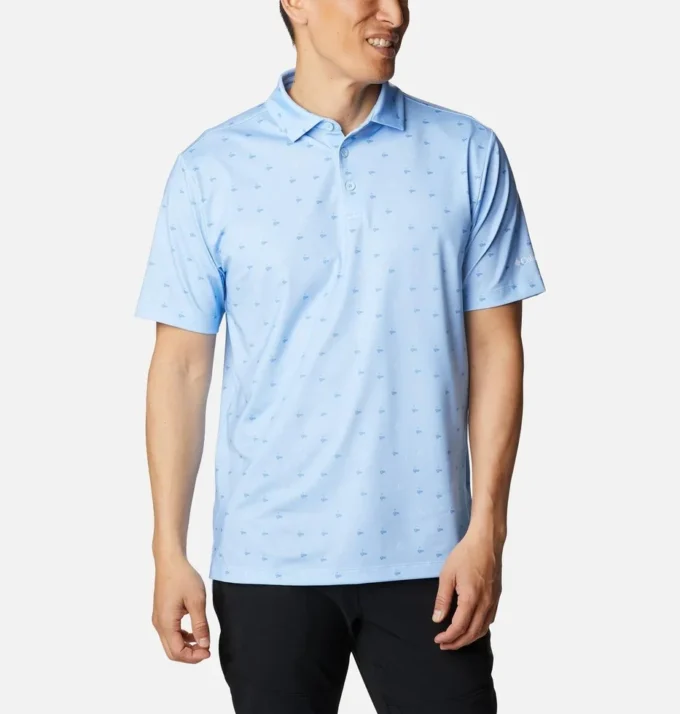 Men Punch Out Golf Polo
