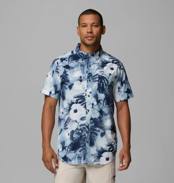 Men Rapid Rivers™ Printed Short Sleeve Shirt