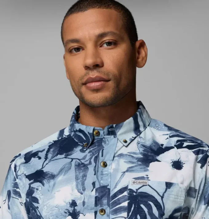 Men Rapid Rivers™ Printed Short Sleeve Shirt