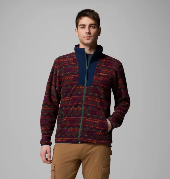 Men Sequoia Grove™ Printed Full Zip – Tall