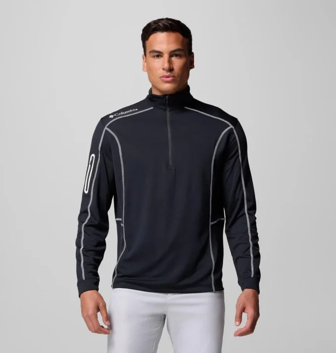 Men Shotgun Quarter Zip Golf Pullover Men Shotgun Quarter Zip Golf Pullover