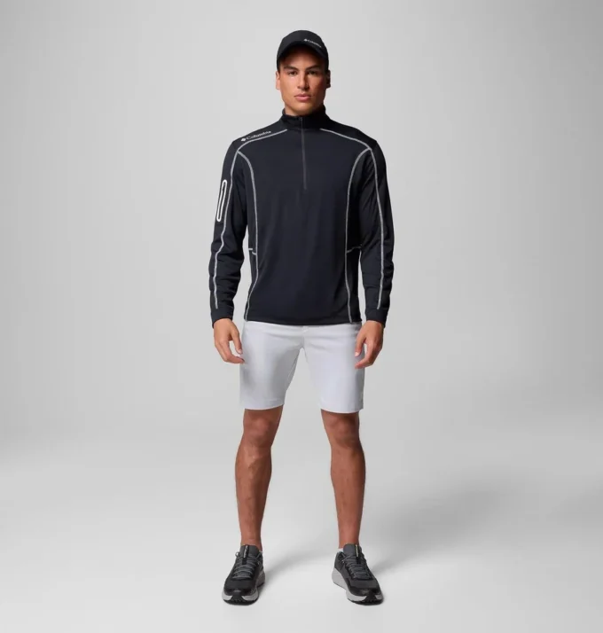 Men Shotgun Quarter Zip Golf Pullover Men Shotgun Quarter Zip Golf Pullover