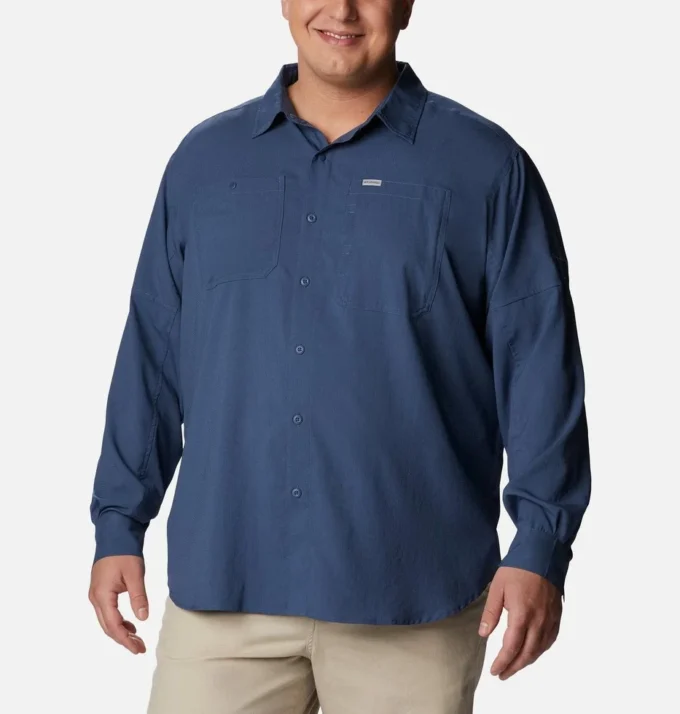 Men Silver Ridge™ Utility Lite Long Sleeve Shirt – Big Men Silver Ridge™ Utility Lite Long Sleeve Shirt – Big