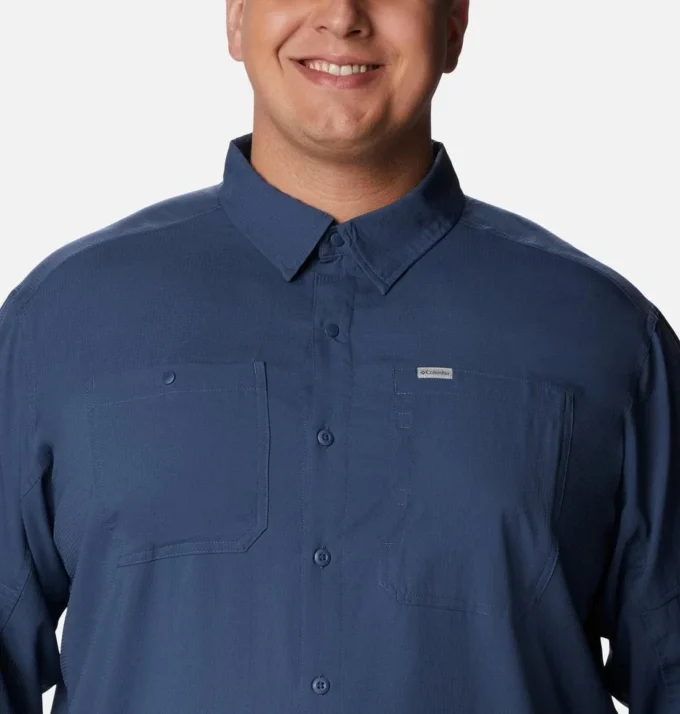 Men Silver Ridge™ Utility Lite Long Sleeve Shirt – Big Men Silver Ridge™ Utility Lite Long Sleeve Shirt – Big