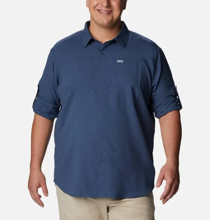 Men Silver Ridge™ Utility Lite Long Sleeve Shirt – Big Men Silver Ridge™ Utility Lite Long Sleeve Shirt – Big