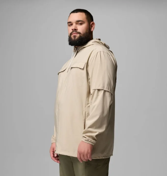 Men Skien Valley™ Hooded Long Sleeve Shirt – Big Men Skien Valley™ Hooded Long Sleeve Shirt – Big