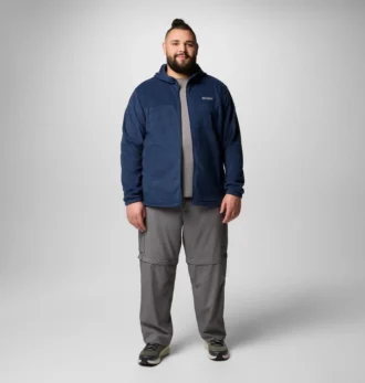 Men Steens Mountain Full Zip Fleece Hoodie – Big