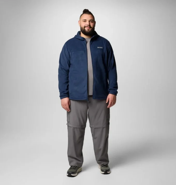 Men Steens Mountain Full Zip Fleece Hoodie – Big