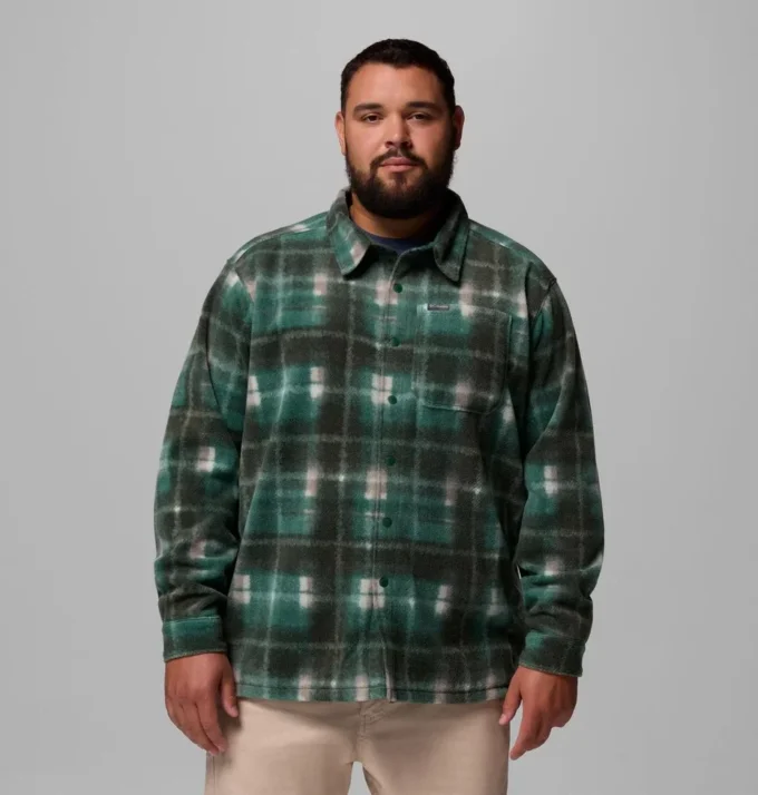 Men Steens Mountain™ Printed Fleece Shirt Jacket II – Big
