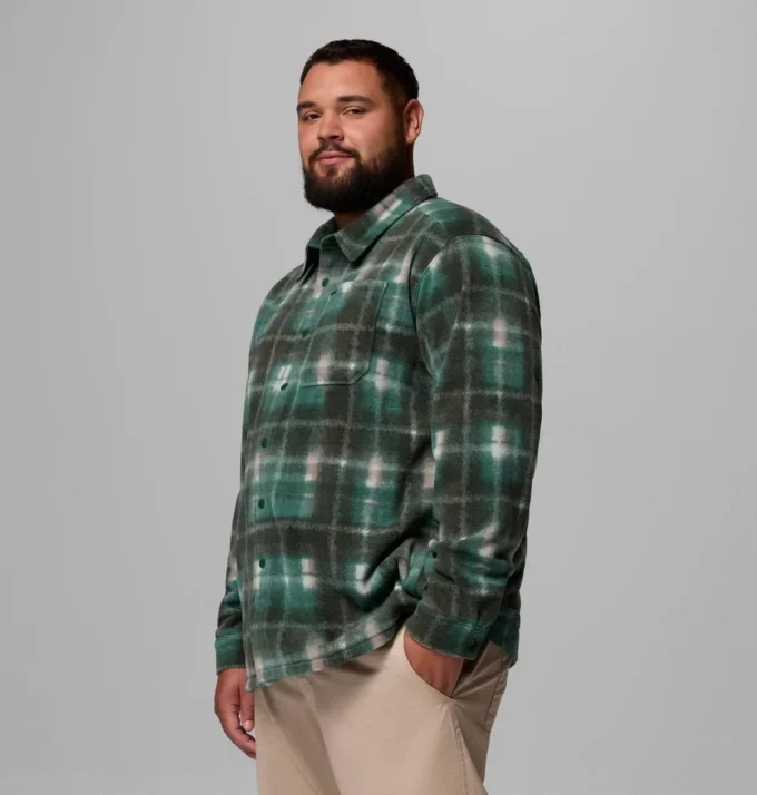 Men Steens Mountain™ Printed Fleece Shirt Jacket II – Big