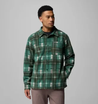 Men Steens Mountain™ Printed Fleece Shirt Jacket II – Tall
