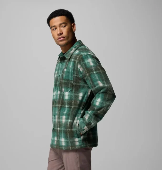 Men Steens Mountain™ Printed Fleece Shirt Jacket II – Tall