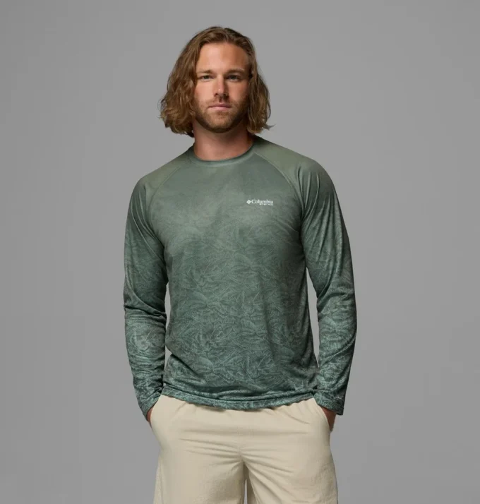 Men Super Terminal Tackle PFG™ Border Circle Long Sleeve Shirt Men Super Terminal Tackle PFG™ Border Circle Long Sleeve Shirt