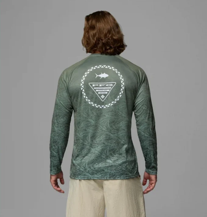 Men Super Terminal Tackle PFG™ Border Circle Long Sleeve Shirt Men Super Terminal Tackle PFG™ Border Circle Long Sleeve Shirt