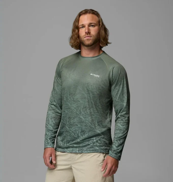 Men Super Terminal Tackle PFG™ Border Circle Long Sleeve Shirt Men Super Terminal Tackle PFG™ Border Circle Long Sleeve Shirt