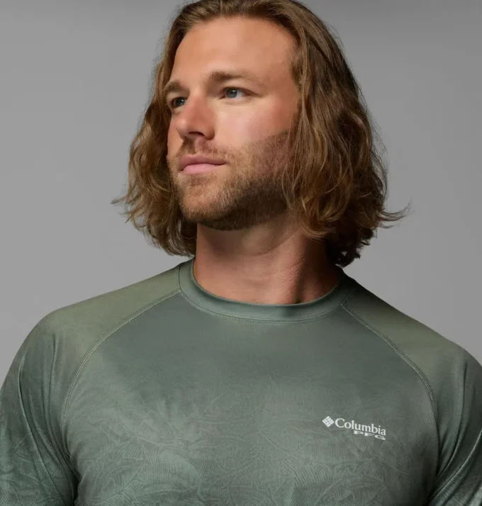 Men Super Terminal Tackle PFG™ Border Circle Long Sleeve Shirt Men Super Terminal Tackle PFG™ Border Circle Long Sleeve Shirt