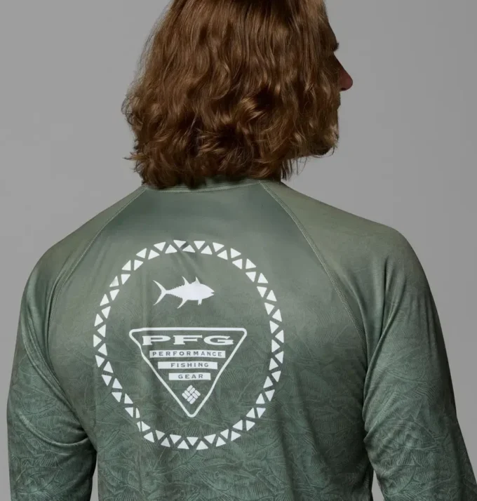 Men Super Terminal Tackle PFG™ Border Circle Long Sleeve Shirt Men Super Terminal Tackle PFG™ Border Circle Long Sleeve Shirt