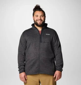 Men Sweater Weather™ Full Zip Jacket – Big