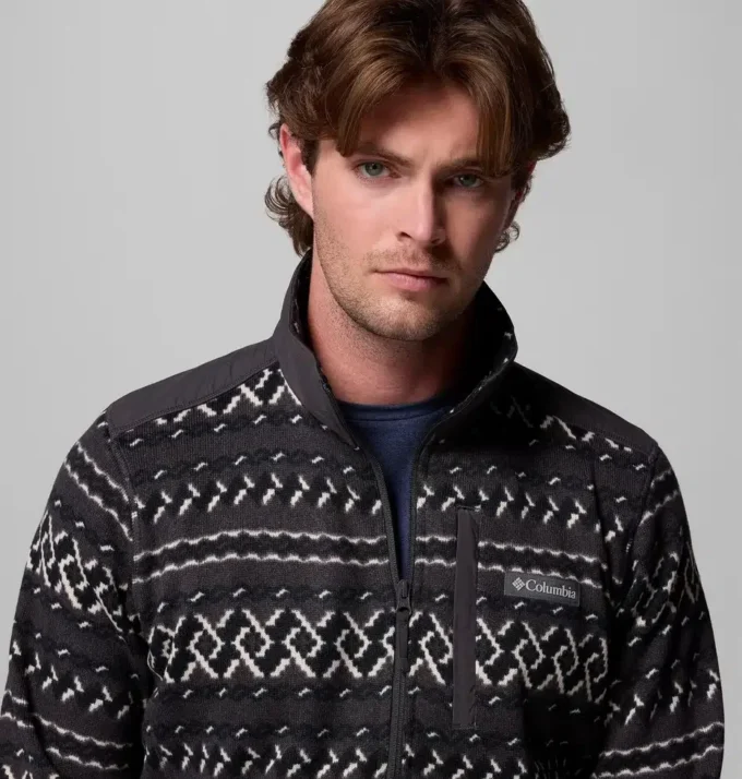 Men Sweater Weather™ II Printed Half Zip Pullover