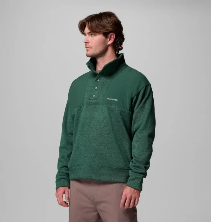 Men Sweater Weather™ Relaxed Fit Half Snap Pullover