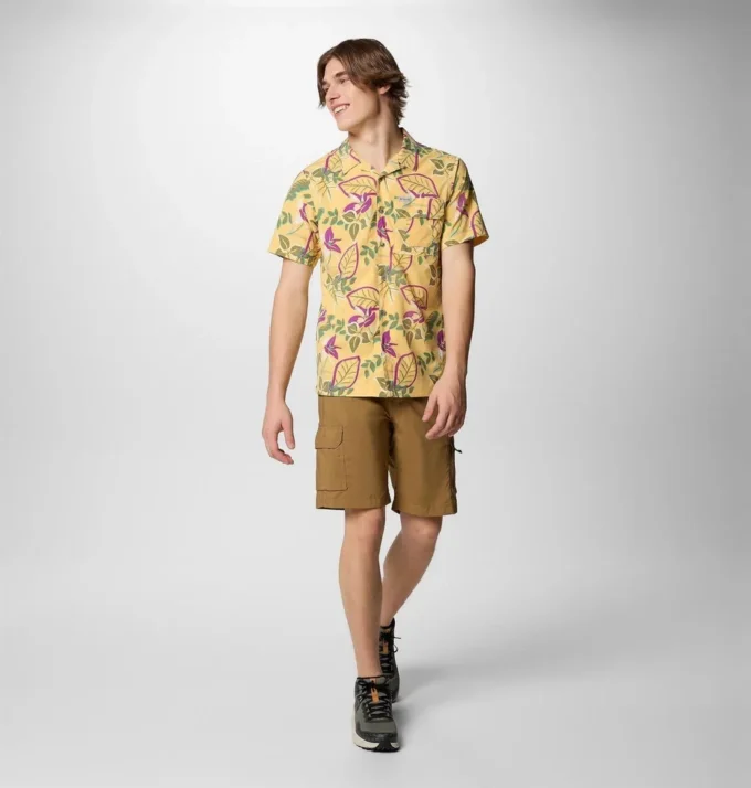 Men Tech Trail™ Utility Printed Woven Short Sleeve Shirt Men Tech Trail™ Utility Printed Woven Short Sleeve Shirt