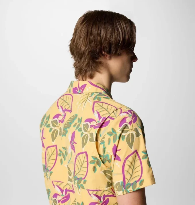 Men Tech Trail™ Utility Printed Woven Short Sleeve Shirt Men Tech Trail™ Utility Printed Woven Short Sleeve Shirt