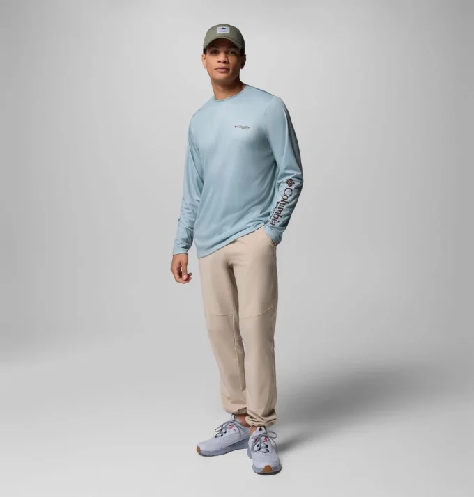 Men Terminal Tackle PFG™ Border Hex Long Sleeve Shirt Men Terminal Tackle PFG™ Border Hex Long Sleeve Shirt