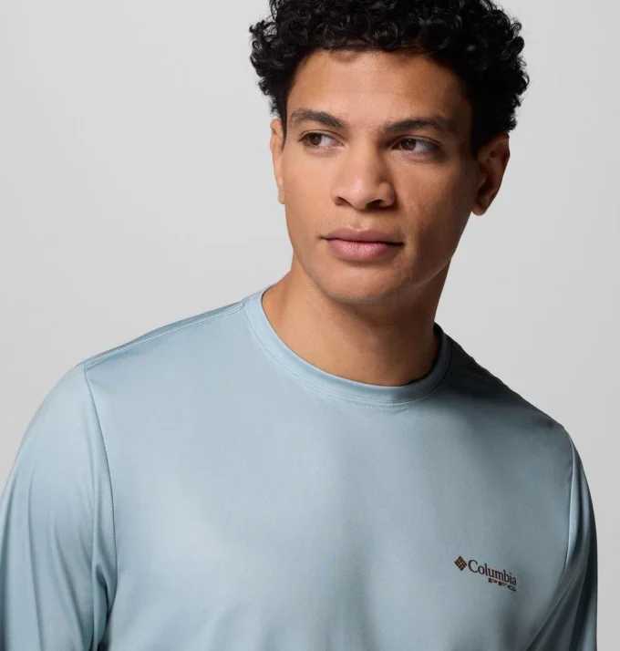 Men Terminal Tackle PFG™ Border Hex Long Sleeve Shirt Men Terminal Tackle PFG™ Border Hex Long Sleeve Shirt