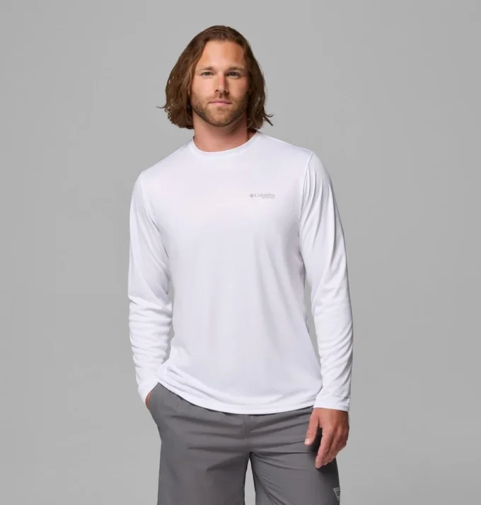 Men Terminal Tackle PFG Fish Flag™ Long Sleeve Shirt Men Terminal Tackle PFG Fish Flag™ Long Sleeve Shirt