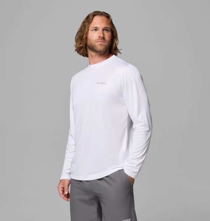 Men Terminal Tackle PFG Fish Flag™ Long Sleeve Shirt Men Terminal Tackle PFG Fish Flag™ Long Sleeve Shirt