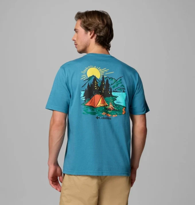 Men Thistle Camping CSC Short Sleeve T-Shirt