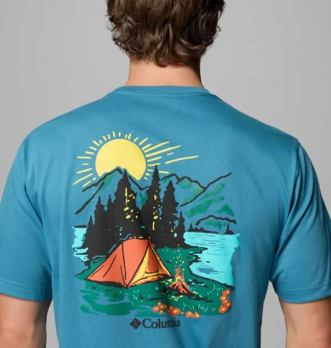 Men Thistle Camping CSC Short Sleeve T-Shirt
