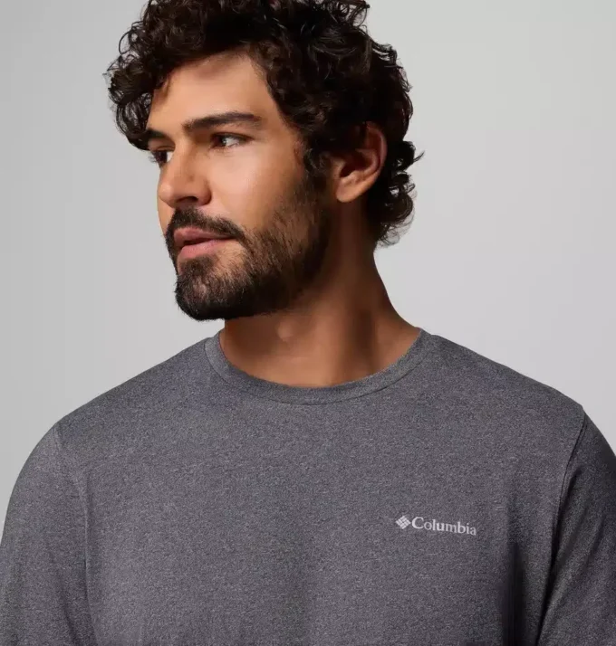 Men Thistletown Hills™ Long Sleeve Crew Shirt – Tall