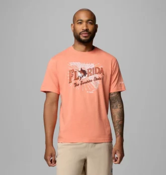 Men Vacation Marlin FL PFG Short Sleeve T-Shirt