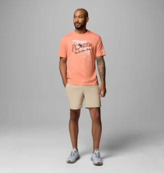 Men Vacation Marlin FL PFG Short Sleeve T-Shirt