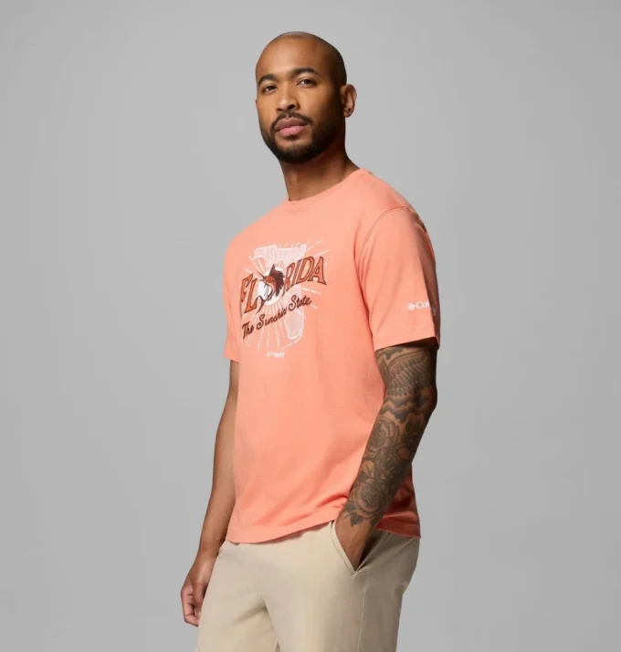Men Vacation Marlin FL PFG Short Sleeve T-Shirt
